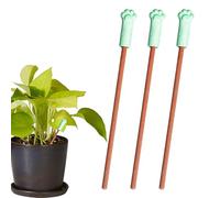 Humidimètre du sol, 3 pièces outil de jardin en argile, kit de test de sol, matériau en métal avec design robuste, accessoires de mesure de jardinage pour pot de fleurs à la maison, arbre à racines