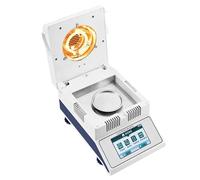 HumidimèTre éLectronique PréCision,Technologie Chauffage HalogèNe Pour Une Mesure PréCise L'Humidité,Fonctionnement Intelligent De Haute PréCision,Pour Poudres,CéRéAles Et Thé(100g/0.005g)