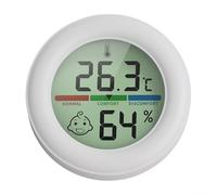 Humidimètre et thermomètre d'intérieur pour une surveillance précise du climat à la maison (blanc)