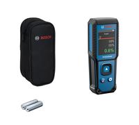 Humidimètre GMM 1-15 Bosch Professional à broches (non invasif, mesure 37 essences de bois et 10 matériaux de construction, indice de protection IP65, 2 piles AA, housse)