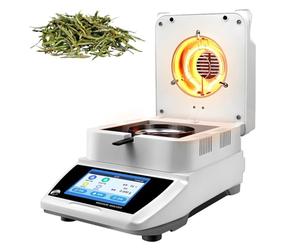 Humidimètre Halogène, Analyseur D'humidité de Chauffage avec Écran Tactile de 5 Pouces, Capacité de 120G Et Précision de 0,001 À 0,005G, Analyseur D'équilibre D'humidité de Laboratoire po 120g/0.005g