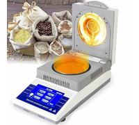 Humidimètre halogène portable avec chauffage et séchage rapides de précision (60-160 °C) pour des tests d'humidité rapides dans les aliments, les plantes et les matériaux de construction DHS-16A