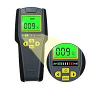 Humidimetre, Humidimètre inductif non invasif sans broche numérique Indicateur de graphique à barres tricolore Bois Panneau de bois Testeur sec humide Cloison sèche