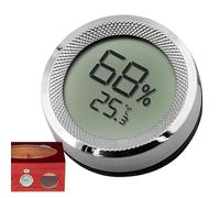 Humidimètre hydromètre - Moniteur circulaire pour serre, indicateur de température d'humidité externe | Capteur de thermomètre hygromètre numérique, compteur de température d'humidité pour custod