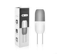 Humidimètre intelligent pour sol avec contrôle par application - Capteur de température et d'humidité à énergie solaire pour jardin, pelouse, ferme - IP65 - Étanche - Longue sonde - Moniteur d'eau des