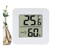 Humidimètre interne - Mini compteur précis de température et d'humidité - Capteur d'humidité interne Indicateur de confort de l'air pour serres, appartements, incubateurs, bureaux Jildouf