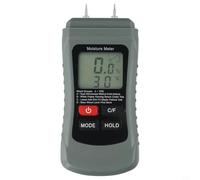 Humidimètre numérique avec capteurs à broches pour cloison sèche en bois et bois de chauffage, corps en ABS, affichage rétroéclairé, plusieurs modes de mesure pour une lecture précise de l'humidité