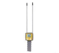 Humidimètre numérique avec deux sondes et écran rétroéclairé, testeur de contenu de fourrage portable pour herbe, foin, paille, outil de détection d'humidité agricole