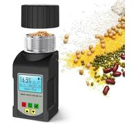 Humidimètre Numérique For 25 Grains, Y Compris Les Grains De Café Et De Cacao, Testeur D'humidité Intelligent Portable Avec Écran LCD Rétroéclairé, Haute Résolution 0,1%