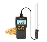 Humidimètre numérique for céréales, thermomètre alimentaire, testeur d'humidité, hygromètre à longue sonde, analyseur, détecteur d'eau, testeur for riz et haricots Pour le jardinage et l'agriculture