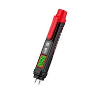 Humidimètre numérique HT67 0-58 % Gamme de 0 à 58 % Testeur d'humidité portable avec triple rétro-éclairage, maintien des données d'arrêt automatique pour bois, papier, carton, ciment et matériaux de