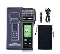 Humidimètre numérique, Humidimètre avec indicateurs d'état LED, 4 modes de matériaux (mur/maçonnerie/bois dur/bois tendre)