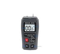 Humidimètre numérique Outils de détection de l'humidité du bois Humidimètre numérique Professionnel 0~99,9% Hygromètre du bois Outil portable Détecteur d'humidité du bois(Black Without Batter)