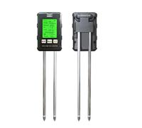 Humidimètre numérique PH Mètre D'humidité Du Sol 6 En 1, Testeur De Capteur Température La Lumière Soleil, Fertilité, Plantes Jardin Et Fleurs pour bois et carton