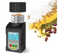 Humidimètre numérique portable pour grains de maïs et riz, écran LCD, rétro-éclairage, mesure 25 grains pour café, cacao, blé