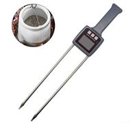 Humidimètre numérique pour foin avec écran LCD rétroéclairé, testeur d'humidité portable pour luzerne, verger, herbe de mouton, 450 mm en acier