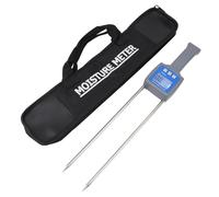 Humidimètre numérique pour Grains, écran LCD Portable, détecteur Multifonctionnel d'humidité des Grains pour blé, maïs, Riz, soja, café, ABS, Acier Inoxydable, 458 x 75 x 33 mm