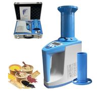 Humidimètre Numérique pour Grains, Testeur D'humidité de Grains Portable, Humidimètre de Grains, Plage 3-35%, ± 0,5% Haute Précision, pour 35 Grains, Graines de Café en Grains de Maïs, de Riz
