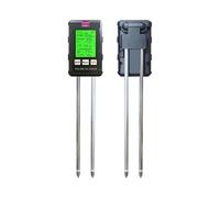 Humidimètre numérique Testeur Numérique De PH Du Sol 6 En 1, LCD Rétro-éclairé, Sonde Métallique, Capteur D'humidité, Moniteur Température, Outil Jardinage pour bois et carton