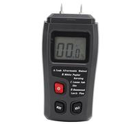 Humidimètre portable à aiguille, testeur de teneur en humidité du bois avec une plage de 0 à 99,9%, arrêt automatique pour le bois, le papier et le carton, haute précision de ±0,5