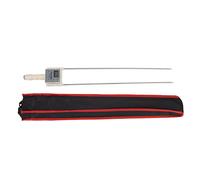 Humidimètre portable ZenithAur pour foin, humidimètre numérique pour grains avec écran LED rétroéclairé, testeur d'humidité des fibres multifonctionnel pour paille, herbe, maïs, (S)