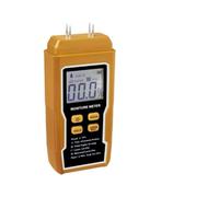 Humidimètre pour brique de bois et papier avec résolution de 0,1 % ± 0,5 % de précision Écran LCD pour mise hors tension automatique Corps ABS jaune pour la restauration de la construction et le