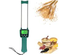 Humidimètre Pour Céréales, Testeur D'humidité Numérique Portable Pour Foin Avec Diffusion Vocale, Analyseur De Teneur En Eau Pour Blé à Sonde Avec Arrêt Automatique Pour Fourrage, Blé, Son