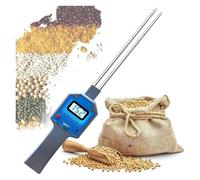Humidimètre pour grains，Humidimètre de Foin， Analyseur portable de teneur en eau Instrument de surveillance de l'humidité des grains Outil de test d'humidité