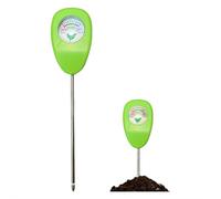 Humidimètre pour le sol, 24,9 cm pour jardin, pelouse, ferme et plantes en pot d'intérieur - Pas besoin de piles, grand cadran facile à lire, conception de sonde unique pour la sécurité des racines