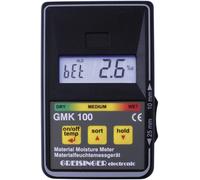 Humidimètre pour matériaux Greisinger GMK 100 Plage de mesure de lhumidité de construction 0 à 8 % vol Plage de mesure de lhumidité du bois 0 à 100 % vol
