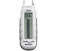 Humidimètre pour matériaux VOLTCRAFT FM-200 Plage de mesure de lhumidité de construction 0.2 à 2 % vol Plage de mesure de lhumidité du bois 6 à 44 % vol