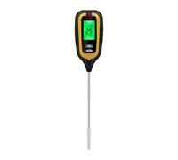 Humidimètre, testeur de sol, capteur de , pH 4 en 1, lumière, température, simple à utiliser et détection d'humidité, compact idéal pour le jardin, la pelouse, la ferme, l'entretien des fleurs