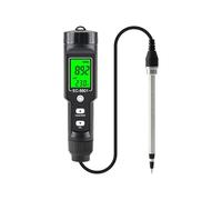 Humidimètre, Testeur de sol numérique EC/Temp 0,00~10,00 mS/cm Capteur conductivité Analyseur terre avec ATC Plantation Jardin Extérieur pour jardin, ferme(EC-8801BB)