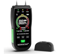 Humidimètre, testeur d'humidité pour bois de chauffage, détecteur d'humidité professionnel pour cloison sèche, compteur de teneur en humidité, bûches, sols en béton, tapis, plafond, matériaux de