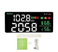 Humidity,High 2.4G WiFi LED Decibel Meter with Temperature, and Clock Display for Tuya