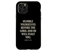 Humiliez-Vous Devant Dieu, il Vous exaltera (Jacques 4:10) Coque pour iPhone 11 Pro