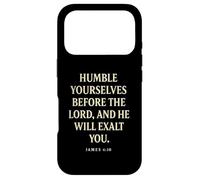 Humiliez-Vous Devant Dieu, il Vous exaltera (Jacques 4:10) Coque pour iPhone 17 Pro