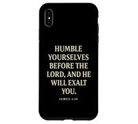Humiliez-Vous Devant Dieu, il Vous exaltera (Jacques 4:10) Coque pour iPhone XS Max