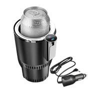 Humkopnl Chauffe-Eau de Voiture, Porte-Boisson pour Voiture - Refroidisseur d'eau Chauffe-café Intelligent 2 en 1 | Porte-Bouteille d'eau, Porte-Boisson de Voiture, extenseur de Tasse de Voiture pour