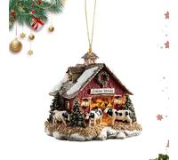 Humkopnl Décoration de sapin de Noël, pendentif en acrylique 2D, décoration de Noël d'intérieur | pour fenêtre, fête, vacances, mur, voiture, sac à dos, célébration