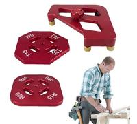 Humkopnl Gabarits et gabarits de défonceuse - Outils rapides de précision arrondis en d'aluminium | Gabarit d'angle de défonceuse | Pour rainurer les joints aplatissement garniture