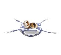 Humkopnl Hamac pour petit animal - Nid chaud réglable, panier pour chinchilla pour cage à furet | pour enrichir les petits animaux de compagnie, gerbille, hérisson, intérieur, maison, appartement