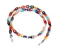 humlbird Chaînes à lunettes, masque de tortue rétro, lanière, support en acrylique, chaînes de cordon pour homme et femme - Petit