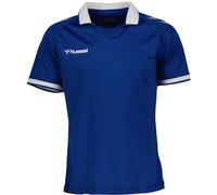 Hummel Adults Impact Jersey Drill Top Bleu Vrai/Blanc Petit Unisex