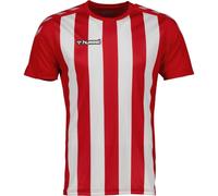 Hummel Adults Stripe Jersey Drill Top Rouge Vif/Blanc Petit Unisex