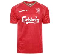 Hummel Afc Wimbledon 1988 Retro Away Shirt Adults Rouge Moyen Male