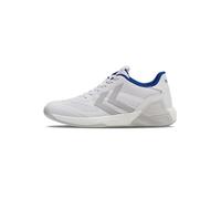 hummel Algiz Iv Chaussures de handball unisexes pour adulte, White Grey, 43 EU