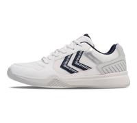 hummel Chaussures de Handball Unisexes All Court - Blanc Brillant - Jupe Lunar - Taille 37 EU, Bright White Lunar Rock, 37 EU