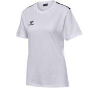 Hummel T-shirt Hmlauthentic Multisport en coton manches courtes Femme Blanc M