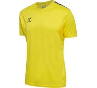 hummel Authentic PL Jersey S/S T-Shirt de Sport à Manches Courtes pour Homme Coupe Normale 100% Polyester recyclé Respirant et séchage Rapide